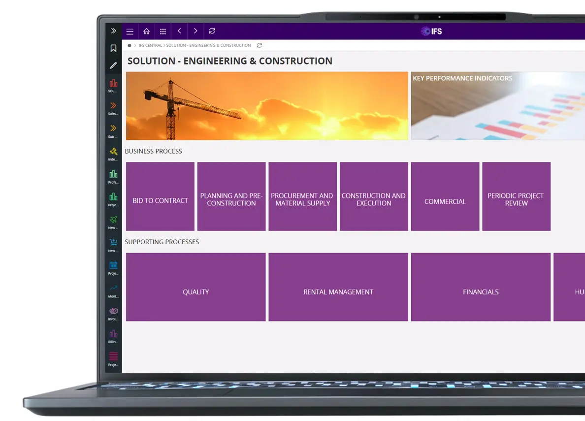 ERP System for Construction & Engineering | IFS Cloud™ ERP